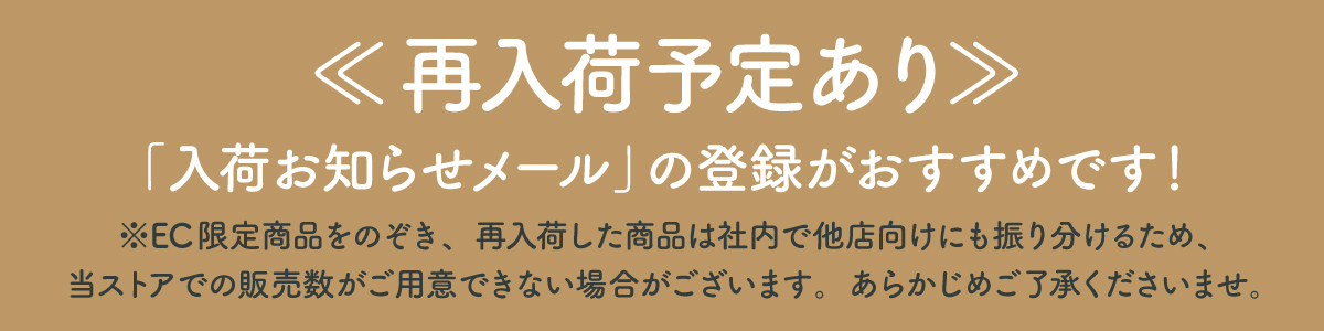 再入荷予定あり