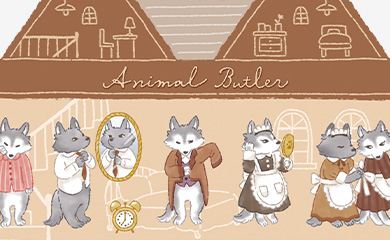 アニマルバトラーステッカー
