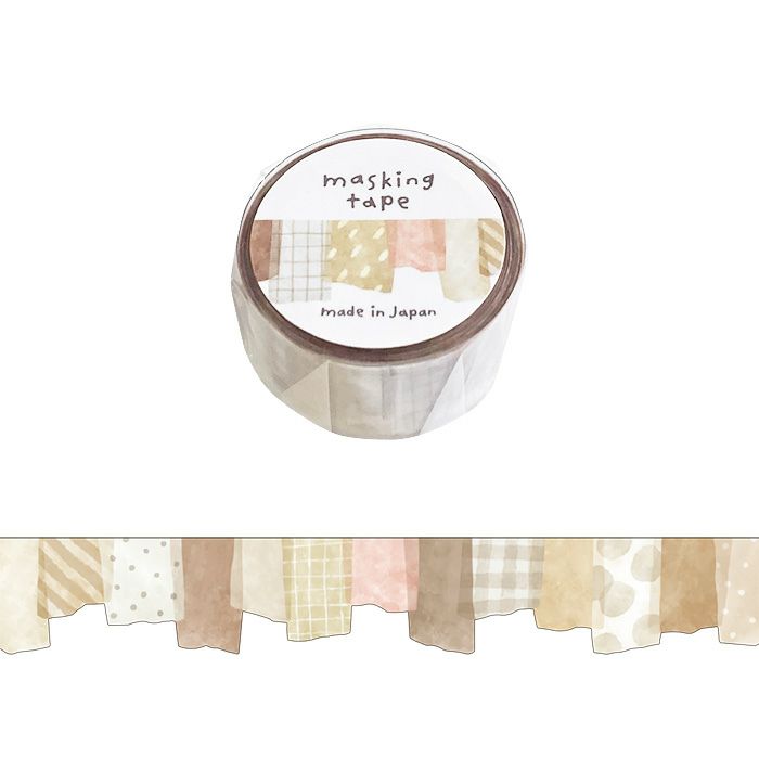 Mind Wave Die-Cut Washi Tape - Collage (1.8cm)
