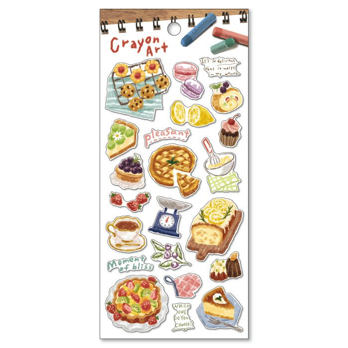 クレヨンアートステッカー 82049 Sweets | マインドウェイブオンライン