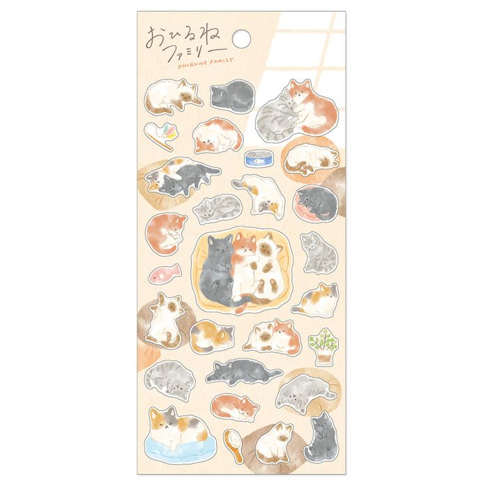 レトロポップキャラシール 81581 ごろごろにゃんすけ | マインド