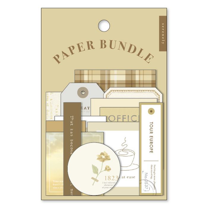 ペーパーバンドル ステッカー 81312 ocher | マインドウェイブ