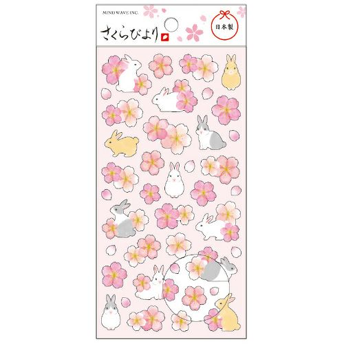 さくらしーる～さくらびより～ 21811 うさぎ桜 | マインド