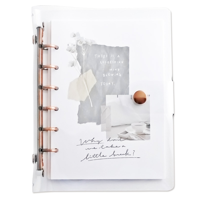 Mind Wave Bine Notebook - Brown