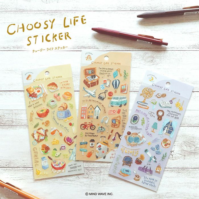 Mind Wave Choosy Life Sticker - Journey
