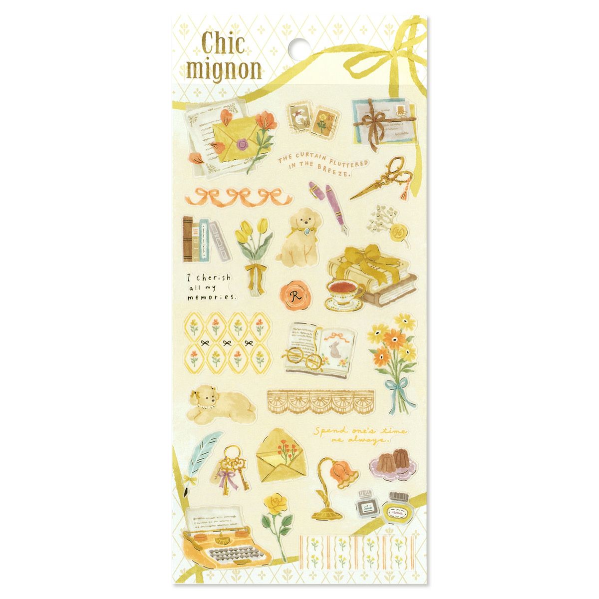 ♡メモ シール♡ シックミニョンステッカー stationery | マインドウェイブ