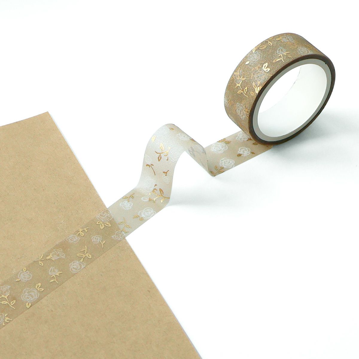 Mind Wave SUGARIA Washi Tape - Beige Flower (1.5cm)