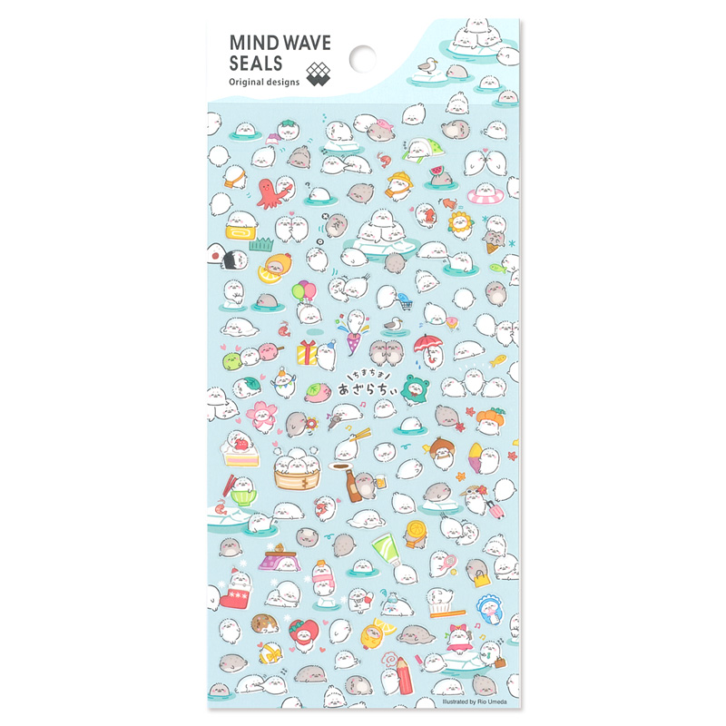 MWシール ちまちま あざらちぃ | マインドウェイブオンラインストア