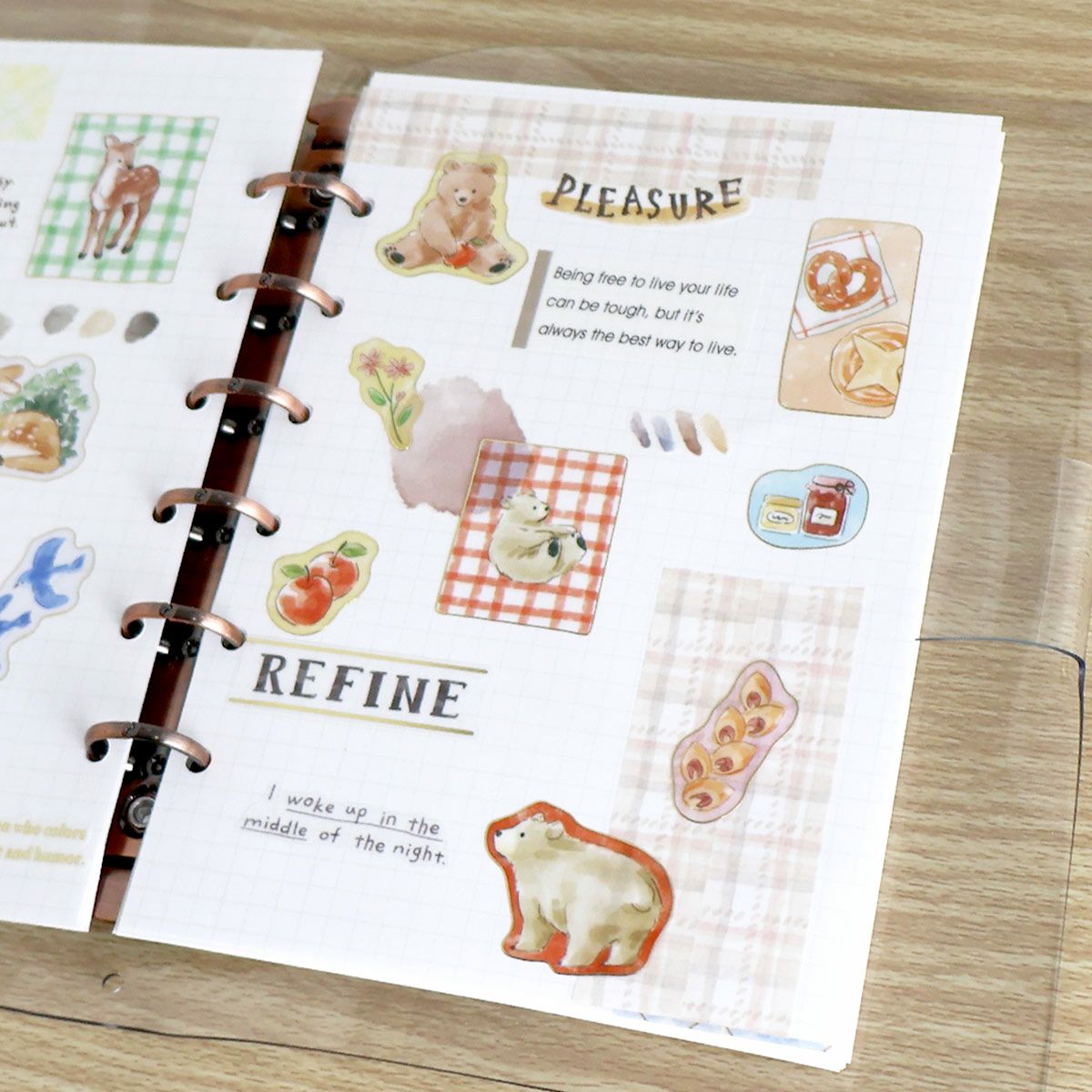 Mind Wave With Animals Sticker - Bear