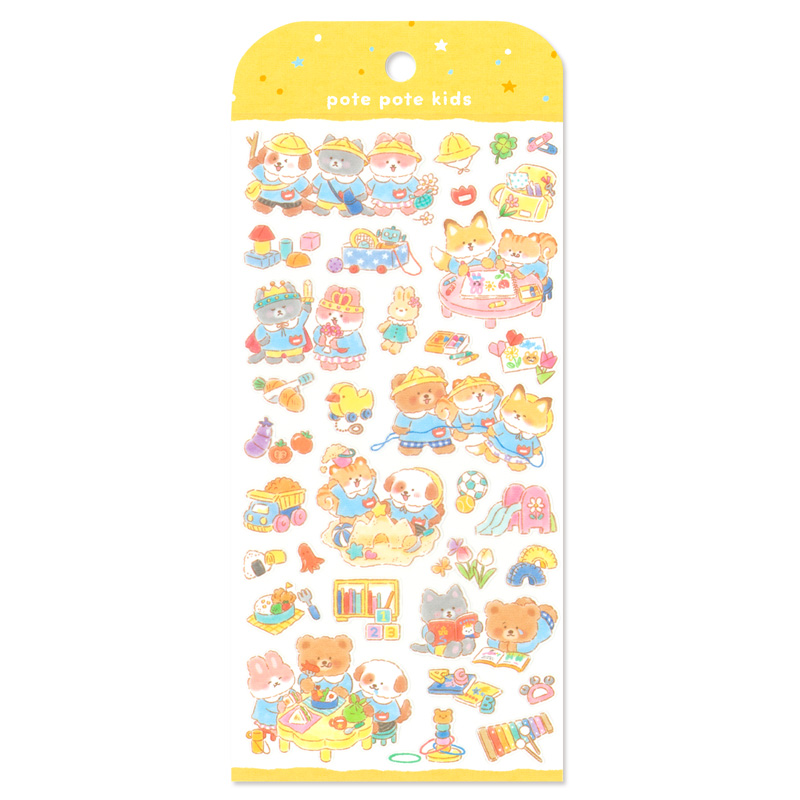 ぽてぽてきっずシール ようちえん | マインドウェイブオンラインストア