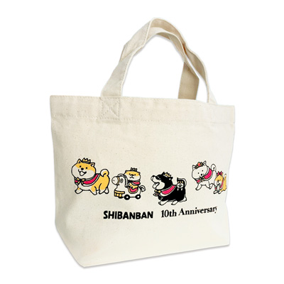 オンラインストア＆催事限定 しばんばん10周年 ミニトートバッグ