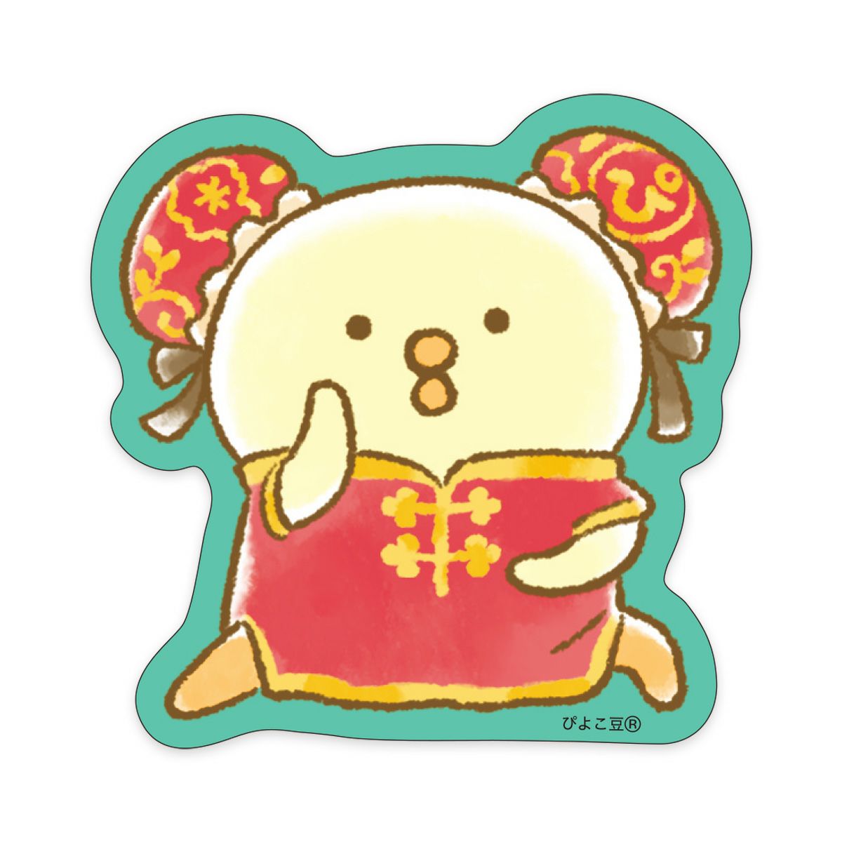 オンラインストア限定 月替わりステッカー 3月 ぴよこ豆 | マインド
